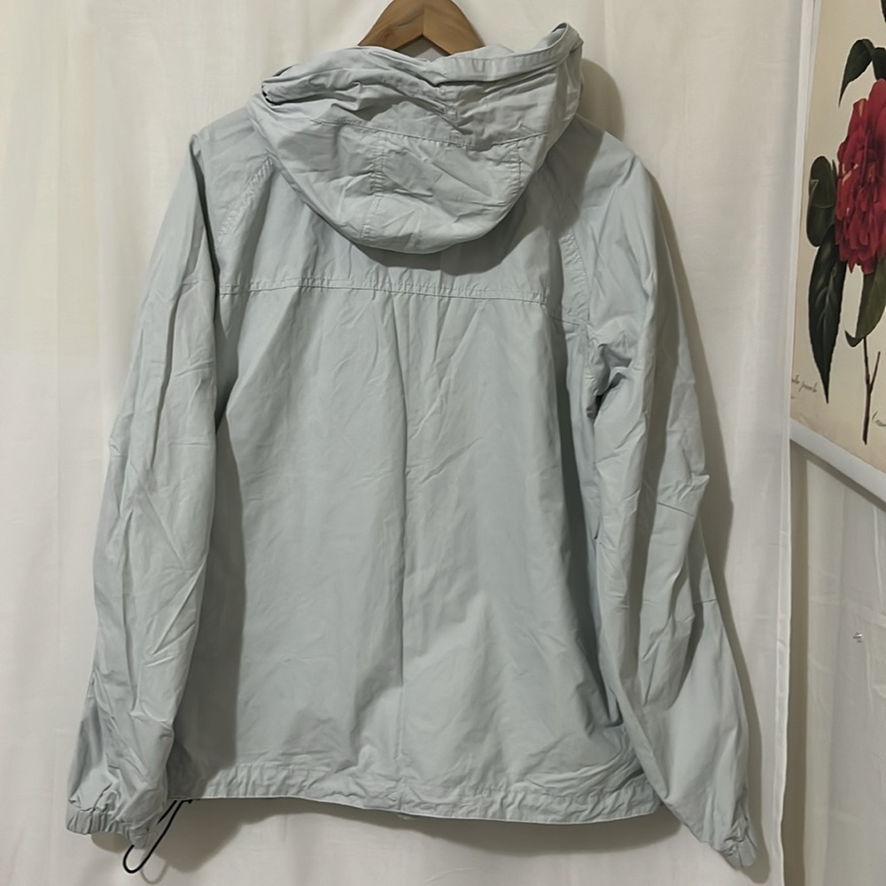 Zara Pale Blue Light Used Jacket with Hood - Picture 5 of 5